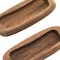 Homeroots Set of Two Brown Teak Wood Drawer Pull Knobs, 2PK 476581 - alternate 3