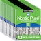 Nordic Pure 18x24x2 Plus Carbon Pleated Air Filter, High Capacity, MERV 13, 12 PK 18x24x2M13+C-12 - alternate 1