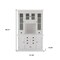 Homeroots Classic White Kitchen Hutch 397844 - alternate 2