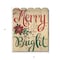 Homeroots Merry and Bright Unframed Print Wall Art 404802 - alternate 2