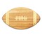 Picnic Time Family Of Brands Touchdown! Football Cutting Board & Serving Tray, Bamboo 896-00-505-000-0 - alternate 1