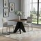 Homeroots 41" Espresso Wood Pedestal Base Square Dining Table 623359 - alternate 2