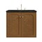 James Martin Vanities Laurent 30" Single Vanity, Honey Oak w/ 3 CM Phantome Eclos Top 545-V30-HNO-3PHT - alternate 6