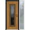Vdomdoors Steel Door Ballucio 6644 Natural Oak Side Exterior Window Sidelite Entry Door Painted W36+16xH80 Le BALLUCIO6644EXD-OAKW-W36+16xH80-LH-I - alternate 1