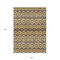 Homeroots 5' X 8' Gold Brown And Beige Moroccan Washable Indoor Outdoor Area Rug 594323 - alternate 6