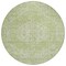 Homeroots 8' Sage And Ivory Round Oriental Washable Indoor Outdoor Area Rug 603817 - alternate 4
