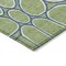Homeroots 5' X 8' Artichoke Green And Ivory Abstract Washable Indoor Outdoor Area Rug 600505 - alternate 6