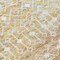 Homeroots 8' Peach And Ivory Round Argyle Washable Indoor Outdoor Area Rug 615814 - alternate 2