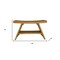 Homeroots Rectangular Teak Shower Stool Or Bench With Shelf In Natural Finish 376729 - alternate 3