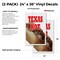 Signmission Texas Hot, Vinyl Decals Only 24 Inch x 36 Inch, Vinyl Decal, 2PK DSB-2436-2PACK-Texas Hot - alternate 2