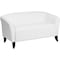 Flash Furniture Loveseat, 29" x 29", Upholstery Color: White 111-2-WH-GG - alternate 1