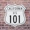 Signmission California Route Marker Shield Sign Us 1, 6 Inch X 6 Inch, Plastic Sign SHI-P-6-370 - alternate 3