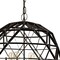 Homeroots Black Caged Four Light Metal Dimmable Chandelier 611344 - alternate 2