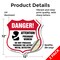 Signmission Pregnant Women Shield Sign Danger! Atten, 12 inch X 12 inch, Vinyl Decal, 2PK SHI-D-2PACK-12-433 - alternate 3
