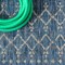 Jonathan Y Ourika Moroccan Geometric Textured Weave Navy/Light Gray 2 ft. x 10 ft. Indoor/Outdoor Runner Rug SMB108B-210 - alternate 6