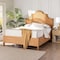 Bali & Pari Melanie Natural Rattan Bed - Coastal Boho Bed Frame with Scalloped Headboard, Queen 265-14410-ZORO - alternate 3
