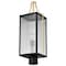 Nuvo Holden, Outdoor Post Lantern, Gold and Black Finish, Clear Glass 60/8504 - alternate 3