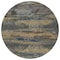 Homeroots 8' Graphite And Gray Round Abstract Washable Indoor Outdoor Area Rug 612505 - alternate 5