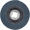 Pferd 5'' X-LOCK POLIFAN Flap Disc - Z SG POWER STEELOX, Zirconia, 80 Grit, Conical 60780 - alternate 3