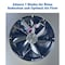 Iliving Smart Solar Attic Round 14 in. Black 1150 CFM, Cools up to 2000 sq. ft. Exhaust Fan ILG8SF301 - alternate 3