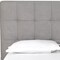 Homeroots Gray Tufted Linen Blend Upholstered Queen Bed Frame 606425 - alternate 5
