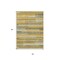 Homeroots 5' X 8' Gold Wheat And Ivory Striped Washable Indoor Outdoor Area Rug 613279 - alternate 2