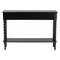 Baxton Studio Malinda Classic Black Wood 2-Drawer Console Table with Spindle Legs 253-14069-ZORO - alternate 4