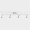 Vidalite Shura White 4-Light Track Light with Rotatable Heads, Integrated LED Bulbs, 3000k, 2240 Lumens CE1008572 - alternate 2