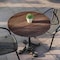Flash Furniture TopGuard 31.5" Round Dark Brown Outdoor Tabletop with Seamless Surface Technology ST-RD800B-1-M-3A-W-BR-GG - alternate 5