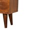 Homeroots 20" Brown Solid Wood Two Drawer Nightstand 701708 - alternate 4