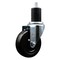 Service Caster 4'' Soft Rubber Wheel Swivel 1-3/4'' Expanding Stem Caster SCC-EX20S414-SRS-134 - alternate 1