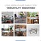 Fab Glass And Mirror 54in Round Ultra Clear Glass Table Top, Flat Edge, Low Iron Extra Clear Tempered Glass 1/4 I LI-54RT6THFL - alternate 4