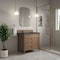 James Martin Vanities Brittany 36" Single Vanity, Pecan w/ 3 CM Parisien Bleu Silestone Top 655-V36-PCN-3PBL - alternate 2
