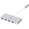 Iogear USB-C to 4 Port USB-A Hub with Power Delivery Pass-Thru GUH3C4PD - alternate 1