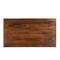 Homeroots 75" Dark Brown Wood Double Pedestal Base Dining Table 554334 - alternate 4