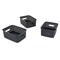 Advantus Black Plastic Weave Bins, Small, 3PK 40326 - alternate 2
