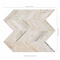 Msi Athena Gold SAMPLE Chevron Honed Marble Mosaic Tile ZOR-MD-0387-SAM - alternate 3