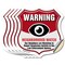 Signmission Neighborhood Crime Watch Shield Sign War, 4 inch X 4 inch, Vinyl Decal, 5PK SHI-D-5PACK-4-387 - alternate 1