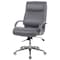 We'Re It Chuze, the Big & Tall it Office Chair with Grey Bonded Leather, 300 lb Weight Capacity OFD-553-GRY - alternate 1