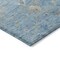 Homeroots 9' X 12' Teal Blue And Aqua Floral Washable Indoor Outdoor Area Rug 609520 - alternate 3