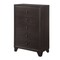 Homeroots 31" Espresso Solid Wood Five Drawer Dresser 286549 - alternate 3