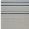 Homeroots 6' X 9' Blue and Cream Striped Distressed Indoor Outdoor Area Rug 558783 - alternate 2