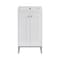 James Martin Vanities Chianti 20 in. Single Vanity, Glossy White, Brushed Nickel, w/ White Glossy Composite Stone Top 533V20GWBNKWG - alternate 1