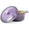 Megachef 5 Quarts Round Enameled Cast Iron Casserole with Lid in Gradient Purple 750124519M - alternate 1