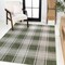 Jonathan Y Sabine Traditional Farmhouse Bold Gingham Green/Cream 4 ft. x 6 ft. Indoor/Outdoor Area Rug TSN203D-4 - alternate 2