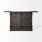 Homeroots 29in Gray Solid Wood Rolling Kitchen Island With Storage 380610 - alternate 5