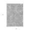 Homeroots 9' X 12' Gray And Silver Geometric Washable Indoor Outdoor Area Rug 588314 - alternate 3