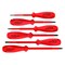 Bondhus Set 6 BasicGrip Slotted & Phillips Insulated Screwdrivers; 3/32, 5/32, 7/32, 1/4 in, PH1 & PH2 1675801500 - alternate 1