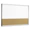 Quartet Magnetic Dry-Erase/Cork Board, 18x30, Cork, Aluminum Frame, Natural; White ARCCB3018 - alternate 3