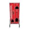 5S Supplies Housekeeping Shadow Board Broom Station V5, Red / Black Shadows, Kit + Stand HSB-V5-RED-KIT-STAND - alternate 1